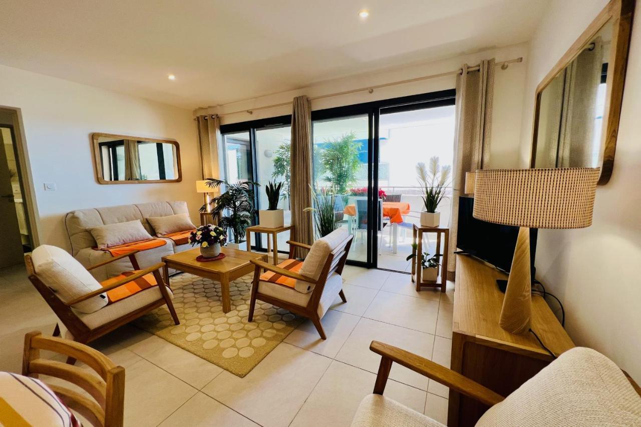 Villa Marie 1 - Superbe Appartement Climatise 2 Chambres Vue Mer 勒格罗-迪鲁瓦 外观 照片